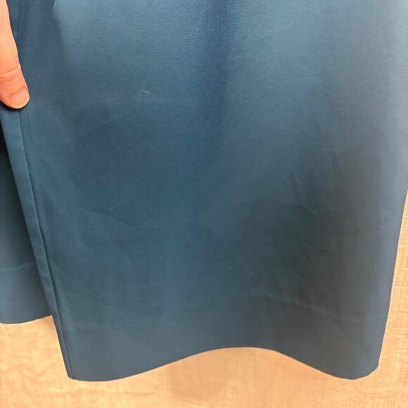 Malbon Women’s Tailored Wide Leg Pants – Size 6 – Teal Blue – Golf / Lifestyle - Picture 5 of 10